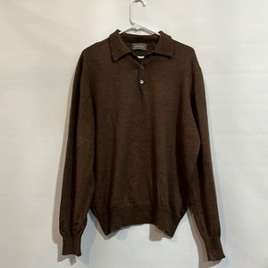 Lord & Taylor Sweater Size XL 100% Merino Wool Made in Italy